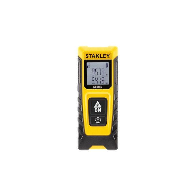 Stanley SLM65 Distanziometro Laser 20 m precisione 3 mm display LCD calcolo area volume colore Nero Giallo