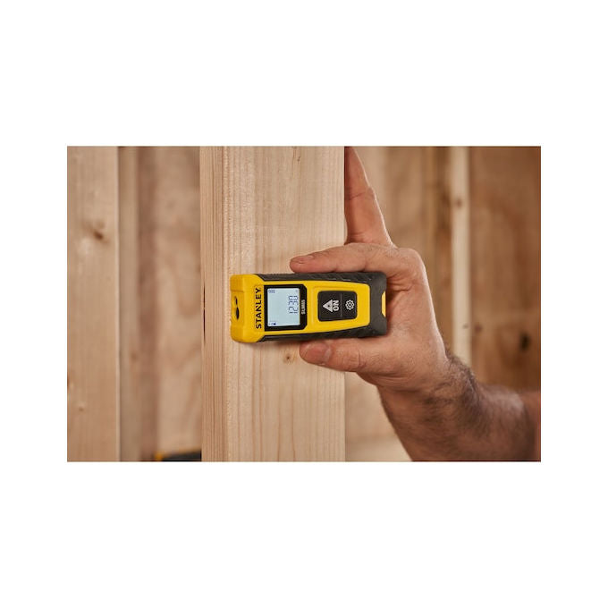 Stanley SLM65 Distanziometro Laser 20 m precisione 3 mm display LCD calcolo area volume colore Nero Giallo