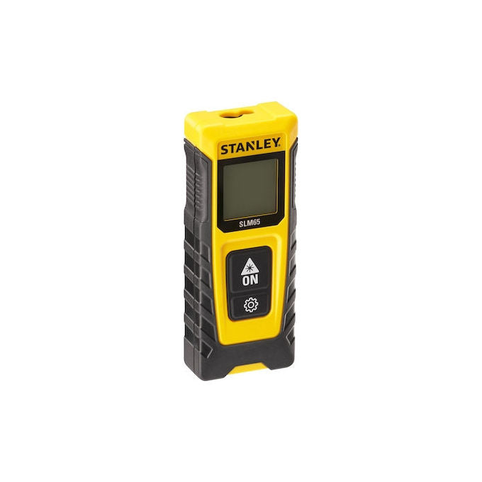 Stanley SLM65 Distanziometro Laser 20 m precisione 3 mm display LCD calcolo area volume colore Nero Giallo