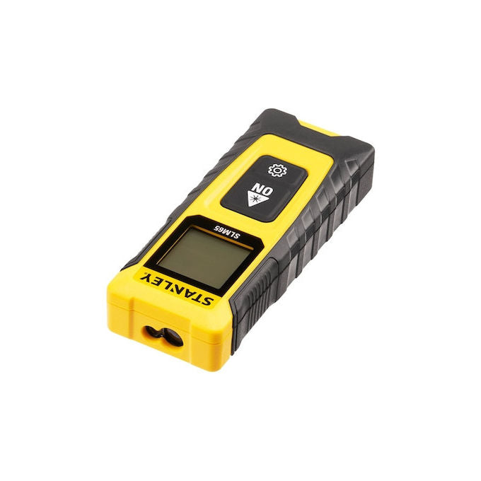 Stanley SLM65 Distanziometro Laser 20 m precisione 3 mm display LCD calcolo area volume colore Nero Giallo