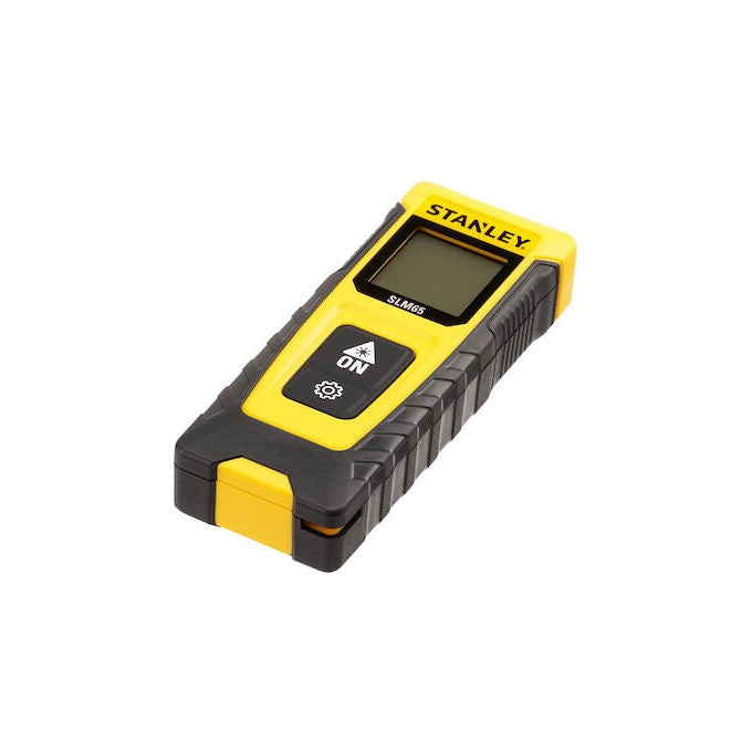 Stanley SLM65 Distanziometro Laser 20 m precisione 3 mm display LCD calcolo area volume colore Nero Giallo