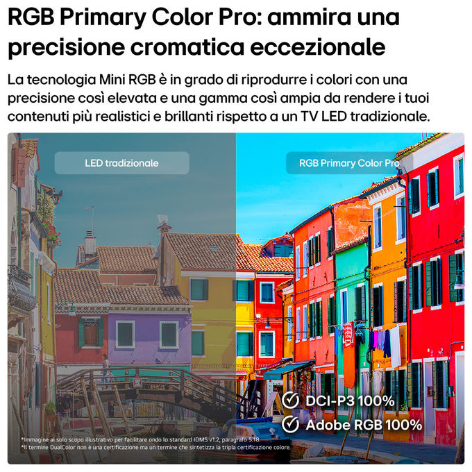 LG 75MRGB87B6B MRGB87 Smart TV 75'' Mini RGB 4K Dolby Vision Dolby Atmos webOS 26 colore Nero