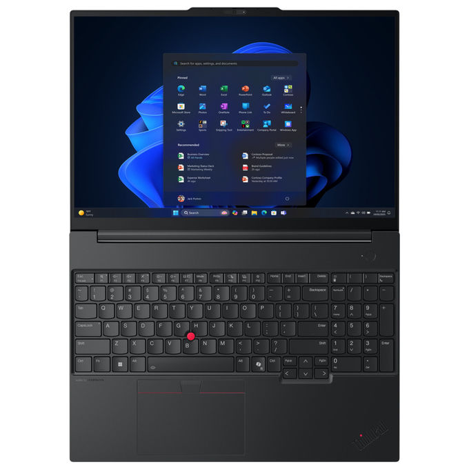 Lenovo 21ST006JIX ThinkPad E16 Gen 3 Notebook 16'' AMD Ryzen 7 250 16 GB RAM 512 GB SSD Wi-Fi 6E Windows 11 Pro colore Nero