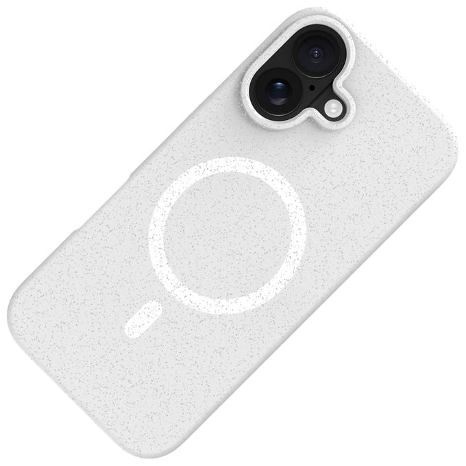Celly COLMAGGLI1150WH Cover iPhone 17 TPU Glitter MagSafe colore Bianco