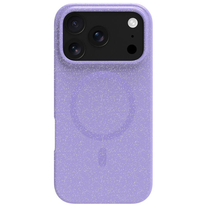Celly COLMAGGLI1151VL Cover iPhone 17 Pro TPU MagSafe finitura glitterata colore Viola