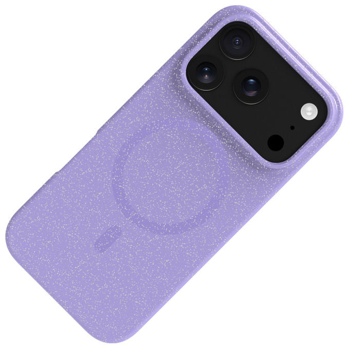 Celly COLMAGGLI1151VL Cover iPhone 17 Pro TPU MagSafe finitura glitterata colore Viola