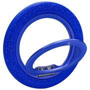Celly COLMAGRINGBL Offset Collection Anello Magnetico Supporto Universale per Smartphone colore Blu