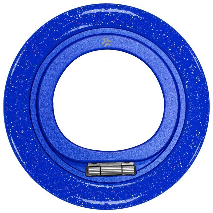 Celly COLMAGRINGBL Offset Collection Anello Magnetico Supporto Universale per Smartphone colore Blu