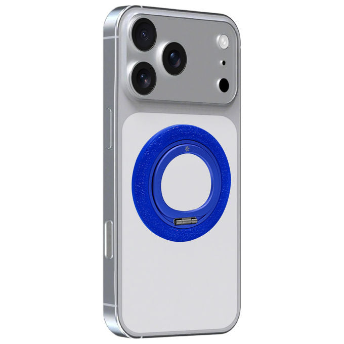 Celly COLMAGRINGBL Offset Collection Anello Magnetico Supporto Universale per Smartphone colore Blu