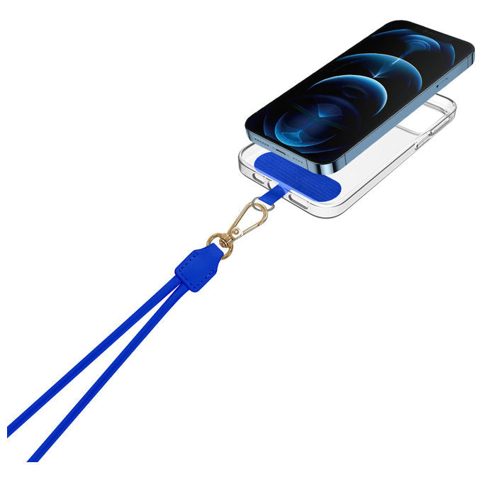 Celly COLNECKLACETBL Offset Collection Laccetto da collo universale regolabile 140 cm colore Blu