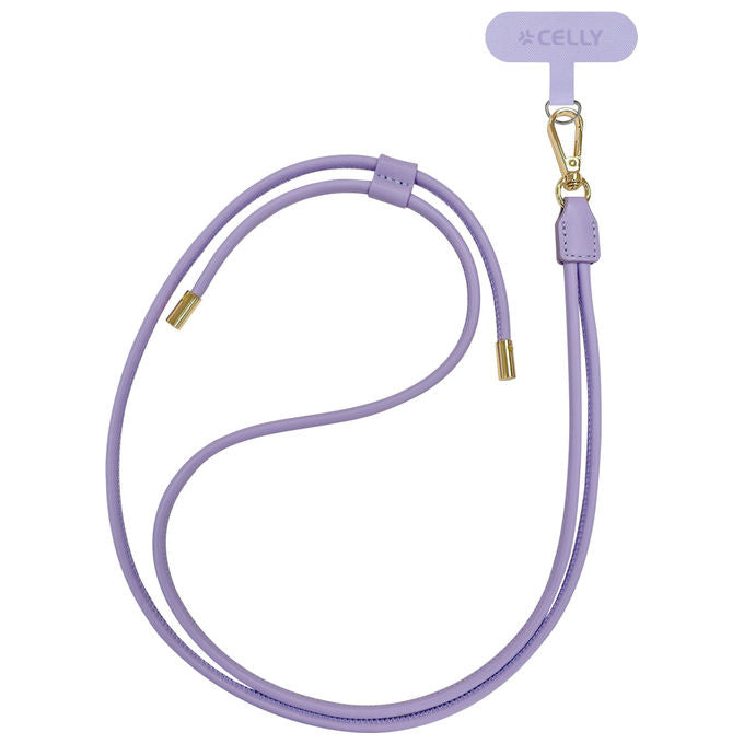 Celly COLNECKLACETVL Offset Collection Laccio da Collo Universale in Tessuto 140 cm colore Viola