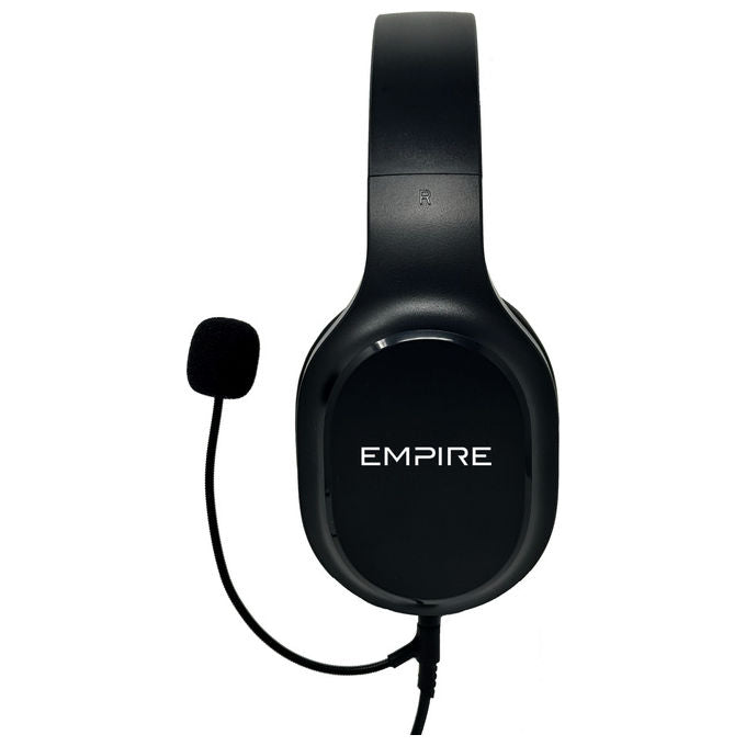 Empire Media EMSP.H15MIC Cuffie con Microfono USB Tipo-C Cablate Over-Ear Microfono Pieghevole Driver 40 mm Plug and Play colore Nero