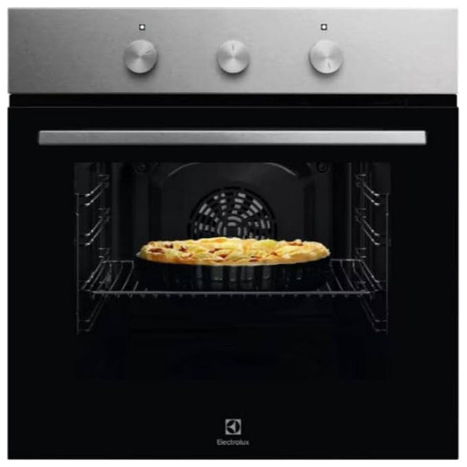Electrolux LOH2H00BX3 InfiSpace Forno da incasso Elettrico Ventilato 65 L Classe A AquaClean 7 Funzioni (59x56x55 cm) colore Inox