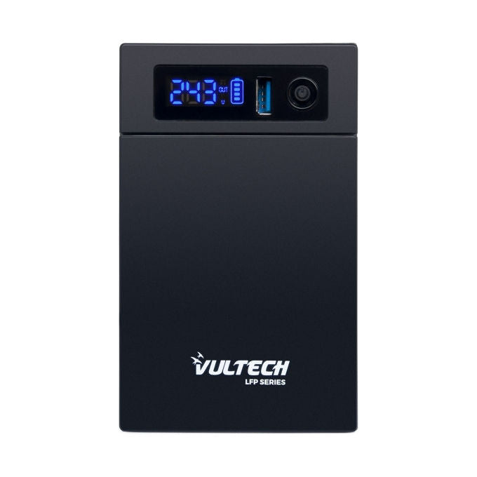 Vultech UPS1000VA-LFP Gruppo di Continuita' Line Interactive 1000 VA 530 W Batteria LiFePO4 Schermo LED colore Nero