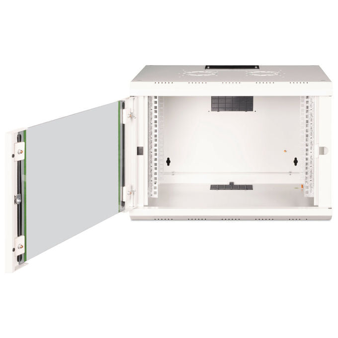 Digitus DN-19 07-U Unique Armadio Rack da Parete 7U 19'' 600x450 mm capacita' 100 Kg porta in vetro IP20 colore Grigio