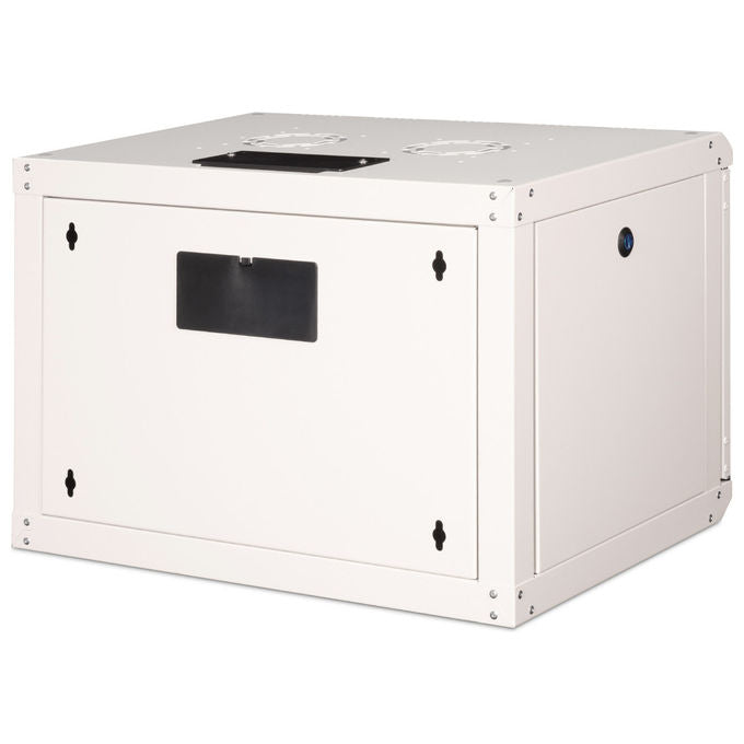 Digitus DN-19 07-U Unique Armadio Rack da Parete 7U 19'' 600x450 mm capacita' 100 Kg porta in vetro IP20 colore Grigio