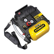 Stanley DN200-10-5 Airboss Compressore Portatile Oilless 5L 10 bar 180 l-min 1100W con Tracolla