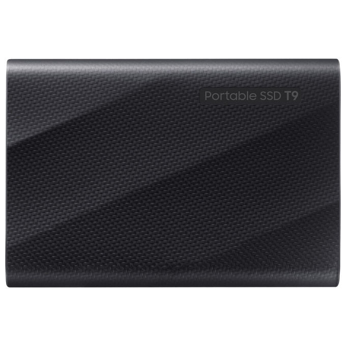 Samsung MU-PG1T0B-EU T9 SSD Portatile 1 TB USB 3.2 Gen 2x2 NVMe 2000 MB-s crittografia AES 256 bit colore Nero