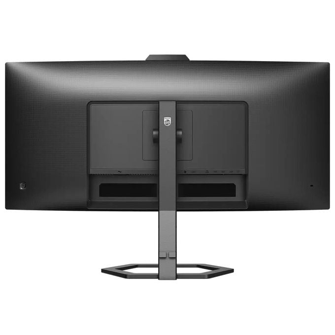 Philips 34E1C5600HE-00 Serie 5000 Monitor PC Curvo 34'' VA LED 3440x1440 100Hz Webcam 5MP USB-C 65W colore Nero