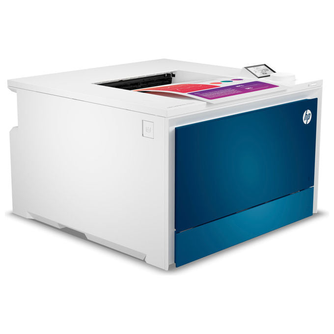 HP 4RA87F Color LaserJet Pro 4202dn Stampante Laser A4 a Colori 33 ppm Fronte Retro LAN Gigabit 512 MB colore Bianco Blu