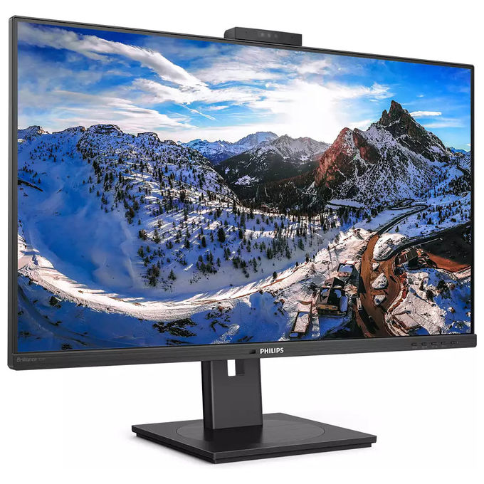 Philips 329P1H-00 P Line Monitor PC 31.5'' IPS 4K Ultra HD USB-C Docking 90W Webcam Hub USB 3.2 Ethernet colore Nero