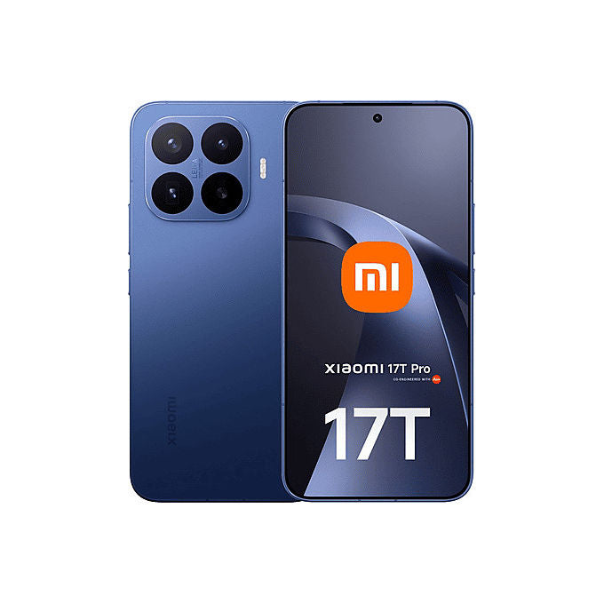 Xiaomi 17T PRO Smartphone 5G 12 GB 256 GB Display 6.83'' AMOLED 144 Hz Batteria 7000 mAh HyperCharge 100 W IP68 colore Deep Blue