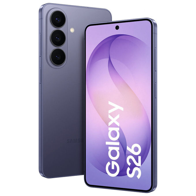Samsung 13028041 Galaxy S26 Smartphone 5G 256GB 12GB RAM Display AMOLED 6,3'' NFC colore Viola Cobalto