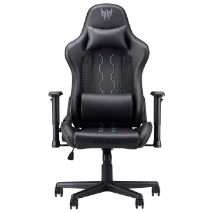 Acer PGC331 Predator Rift Go Sedia Gaming universale reclinabile braccioli 4D poggiatesta 120 Kg colore Nero Blu