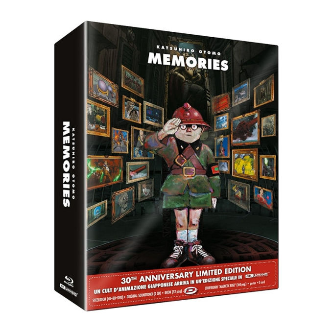 Dynit Memories 30th Anniversary Edition Box Set Edizione Limitata e Numerata Anime 4K Ultra HD Blu-ray 2160p Audio Italiano Giapponese