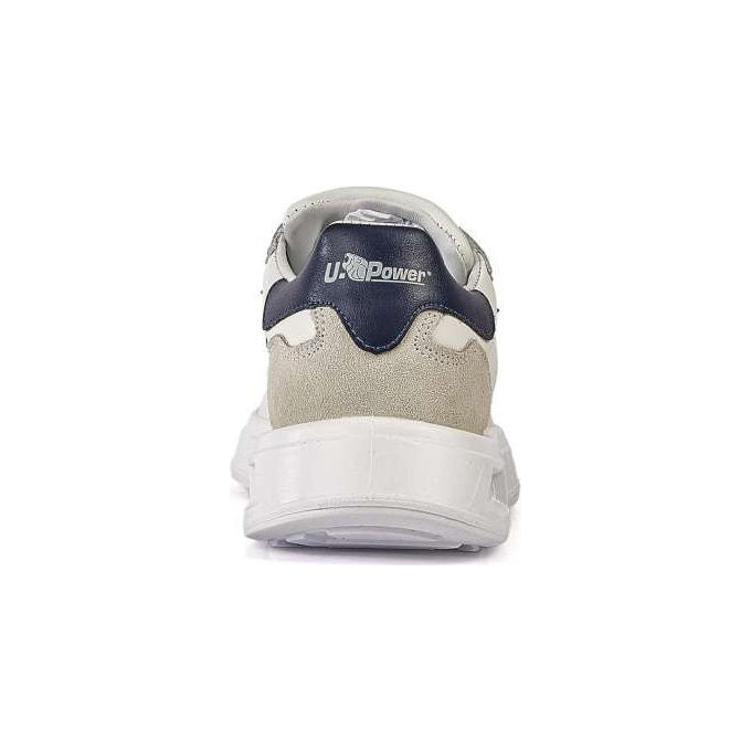 U-Power 0UB20079-40 Urban Blair Scarpe da Lavoro Basse Pelle e Suede Suola Infinergy Antiscivolo OB-SR colore Bianco Blu Beige