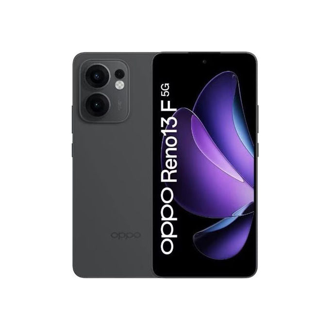 Oppo RENO13 F 5G Smartphone 8GB 256GB Display AMOLED 6.67'' 120Hz Tripla Fotocamera 50MP Batteria 5800mAh IP69 colore Luminous Blue