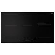 De'Longhi PIN 95 Piano cottura a induzione da incasso 90 cm 5 zone funzione Bridge Touch colore Nero