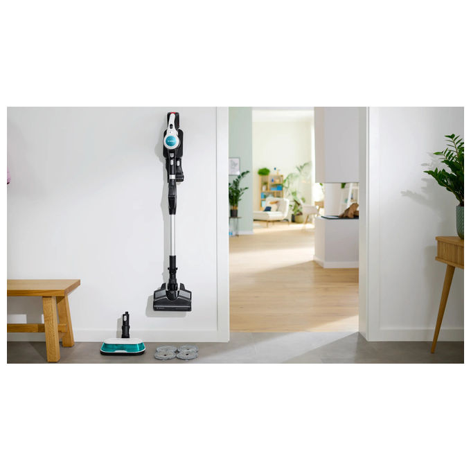 Bosch BCS71HYG4 Unlimited 7 Aspirapolvere Scopa Elettrica 2in1 HEPA 0.3 L 40 min 82 dB colore Bianco