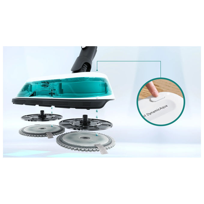 Bosch BCS71HYG4 Unlimited 7 Aspirapolvere Scopa Elettrica 2in1 HEPA 0.3 L 40 min 82 dB colore Bianco