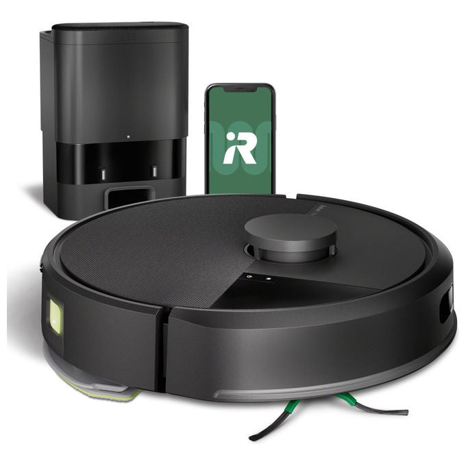 IRobot Y311 Roomba 105 Combo Robot aspirapolvere LiDAR 0,4 L autonomia 120 min Wi-Fi app lavapavimenti 7000 Pa colore Nero