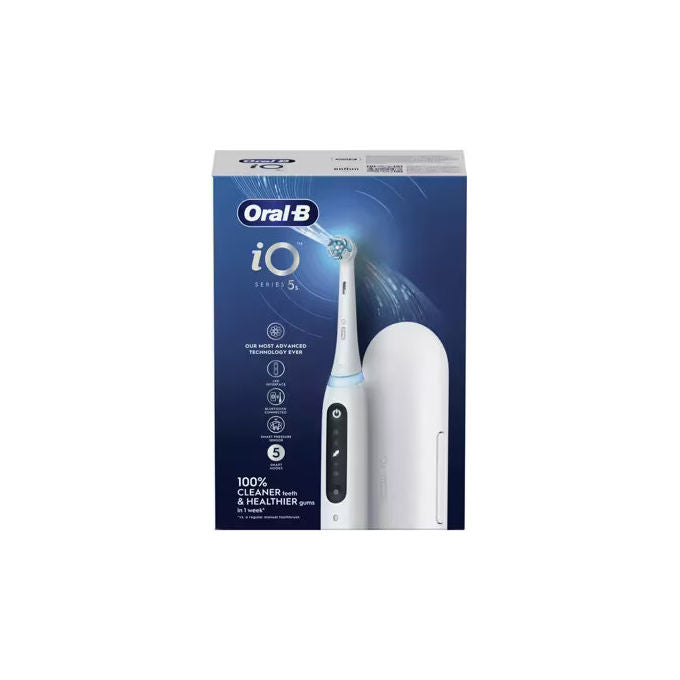 Oral-B 80364002 iO 5S Spazzolino elettrico iO 5 modalita' Timer autonomia lunga colore Bianco
