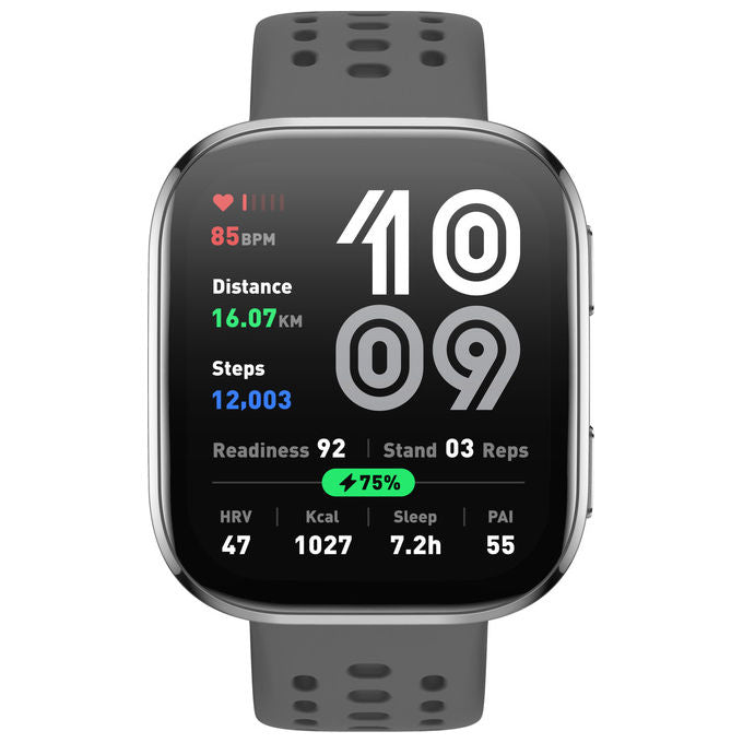 Amazfit W2435EU3N Bip 6 Smartwatch AMOLED 1.97'' GPS Bluetooth 5.2 Chiamata Vocale BT 14 giorni autonomia colore Charcoal