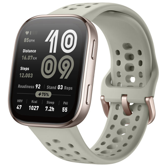 Amazfit W2435EU4N Bip 6 Smartwatch AMOLED 1,97'' GPS Bluetooth 5.2 140+ Sport 5 ATM 14 giorni autonomia colore Stone