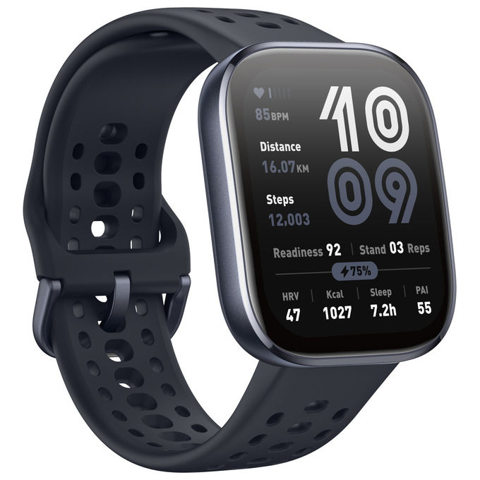 Amazfit W2435EU1N Bip 6 Smartwatch AMOLED 1.97'' GPS Bluetooth 5.2 Batteria 14 giorni colore Nero