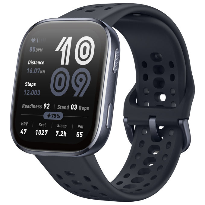 Amazfit W2435EU1N Bip 6 Smartwatch AMOLED 1.97'' GPS Bluetooth 5.2 Batteria 14 giorni colore Nero