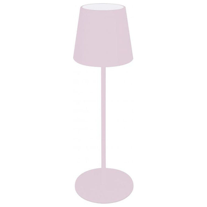 New Majestic 120451 RP Agata Nuances Lampada da Tavolo LED Touch Ricaricabile 2 W 200 lm IP54 colore Rosa Pastello