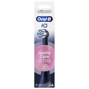 Oral-B 8700216457033 iO Series Gentle Care Testine di Ricambio per Spazzolino Elettrico Gengive Sensibili 2 pz colore Nero