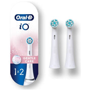 Oral-B 08700216373487 iO Series Gentle Care Testine di Ricambio per Spazzolino Elettrico Gengive Sensibili 2 pezzi colore Bianco