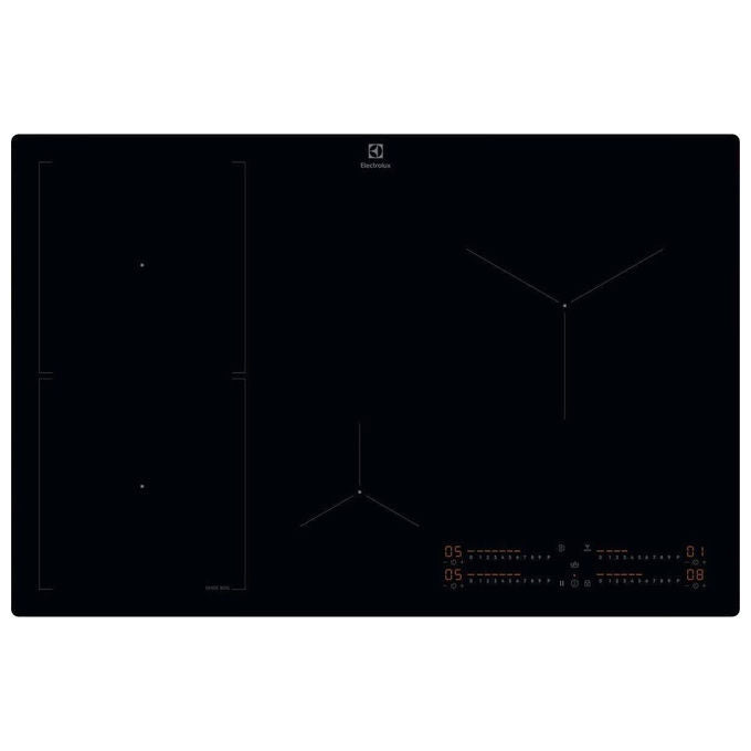 Electrolux KIS82453I Serie 700 Piano cottura a induzione 80 cm 4 zone SenseBoil Hob2Hood Touch colore Nero