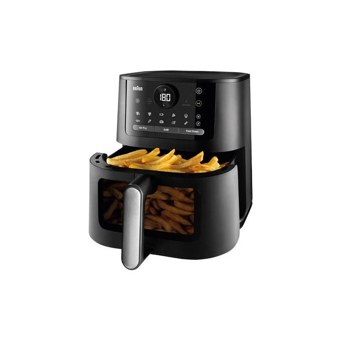 Braun HF5073 MultiFry 5 Friggitrice ad aria 6 L 2000 W 20 programmi Display Digitale colore Nero