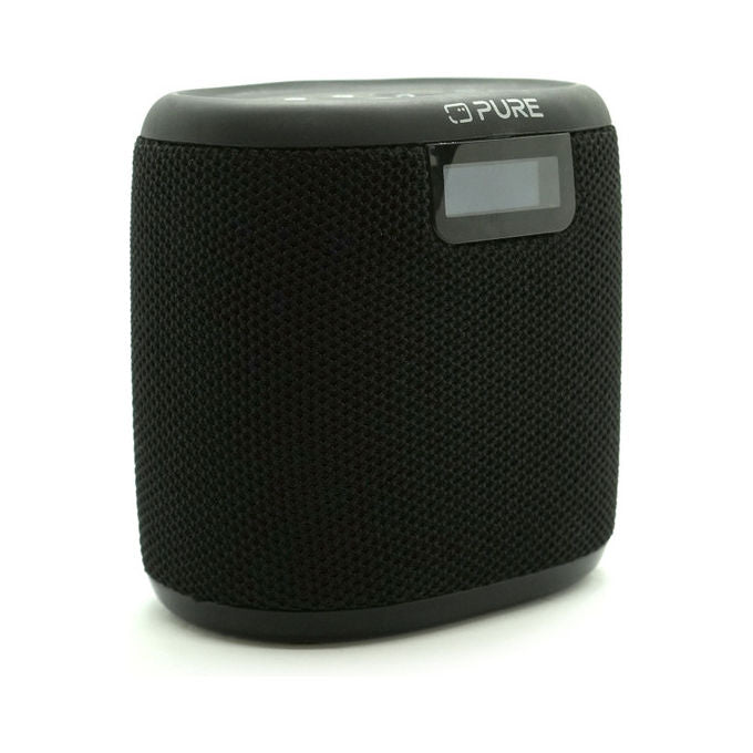 Pure 253346 Woodland Mini Radio Portatile DAB+ FM Bluetooth 5.3 5W IP67 Batteria 17h colore Nero