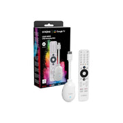 Strong LEAP-NEVE Dongle Streaming 4K UHD Android 12 Google TV Wi-Fi 6 Ethernet Dolby Vision 2GB RAM 8GB colore Bianco