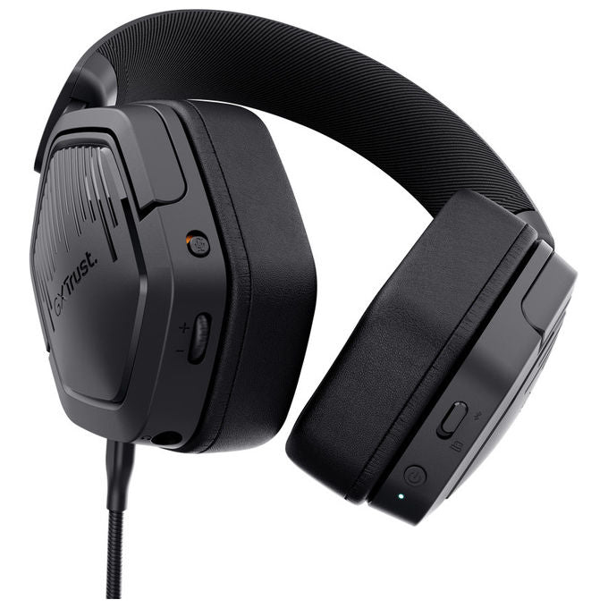 Trust A14797 GXT 493PS Carus Cuffie Gaming Wireless Over-Ear Driver 50mm Doppia Connessione BT 2,4GHz Autonomia 70h colore Nero