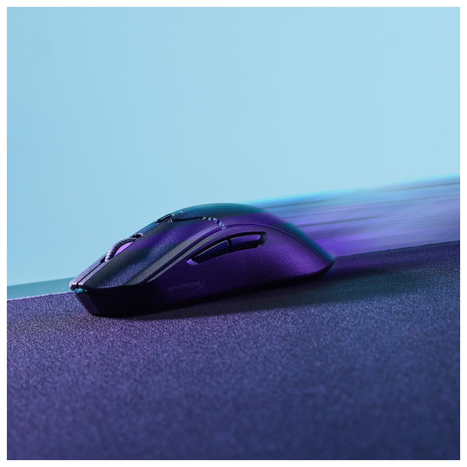 HyperX 8R2E6AA Pulsefire Haste 2 Core Mouse Gaming Wireless Ambidestro 12000 DPI 6 tasti 100h colore Nero