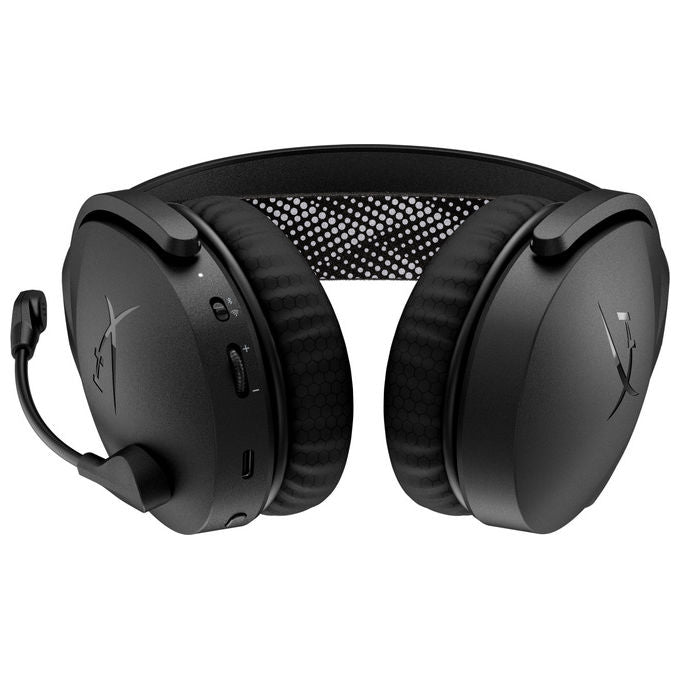 HyperX AJ0T1AA Cloud Jet Cuffie Gaming Wireless Bluetooth 5.3 2.4 GHz Driver 40 mm 25h PC PS5 PS4 Mobile colore Nero